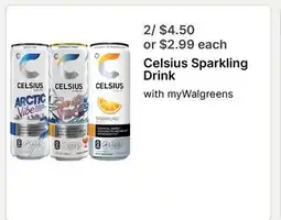 Walgreens Celsius Sparkling Drink offer
