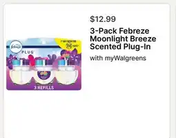 Walgreens Febreze Moonlight Breeze Scented Plug-In offer