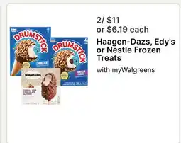 Walgreens Haagen-Dazs, Edy's or Nestle Frozen Treats offer