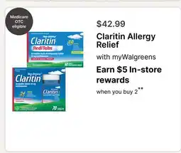 Walgreens Claritin Allergy Relief offer