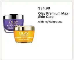 Walgreens Olay Premium Max Skin Care offer