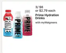 Walgreens Prime Hydration Drinks offer