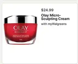 Walgreens Olay Micro-Sculpting Cream offer