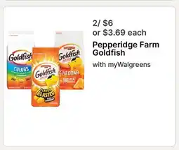 Walgreens Pepperidge Farm Goldfish offer