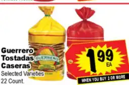 Superior Grocers Guerrero Tostadas Caseras offer