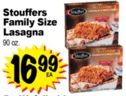 Superior Grocers Stouffers Family Size Lasagna offer