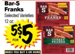 Superior Grocers Bar-S Franks offer