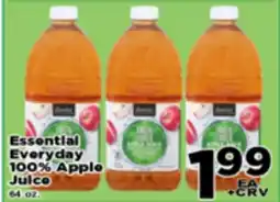 Superior Grocers Essential Everyday 100% Apple Juice offer