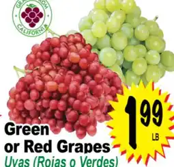 Superior Grocers Green or Red Grapes offer
