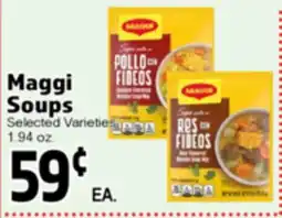 Superior Grocers Maggi Soups offer