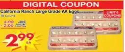 Superior Grocers California Ranch Large Grade AA Eggs offer