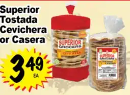 Superior Grocers Superior Tostada Cevichera or Casera offer