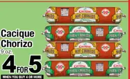 Superior Grocers Cacique Chorizo offer