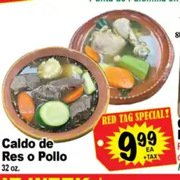 Superior Grocers Caldo de Res o Pollo offer
