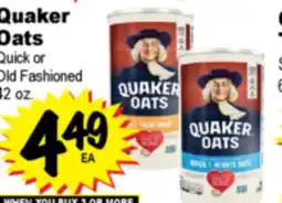 Superior Grocers Quaker Oats offer