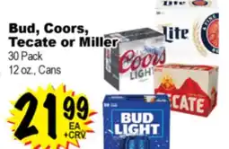 Superior Grocers Bud, Coors, Tecate or Miller offer