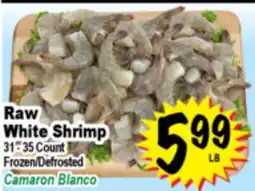 Superior Grocers Raw White Shrimp offer