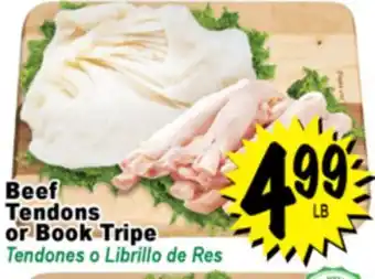 Superior Grocers Beef Tendons or Book Tripe offer