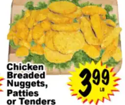 Superior Grocers Chicken Breaded Nuggets, Patties or Tenders offer