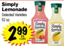 Superior Grocers Simply Lemonade offer