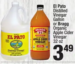 Super King Markets El Pato Distilled Vinegar Gallon or Bragg Organic Apple Cider Vinegar 32 oz offer