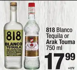 Super King Markets 818 Blanco Tequila or Arak Touma offer