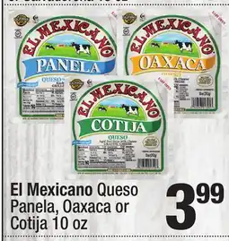 Super King Markets El Mexicano Queso Panela, Oaxaca or Cotija offer