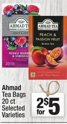 Super King Markets Ahmad Tea Bags offer