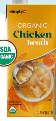 Grocery Outlet SimplyGO Organic Broth, 32 oz offer