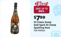 Grocery Outlet Snoop Sparkling Rose offer
