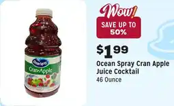 Grocery Outlet Cran Apple Juice Cocktail offer