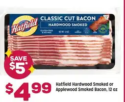Grocery Outlet Hatfield Hardwood Smoked or Applewood Smoked Bacon offer