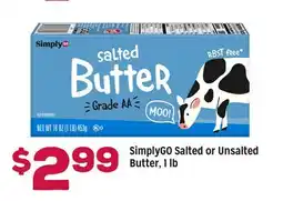 Grocery Outlet SimplyGO Salted or Unsalted Butter offer