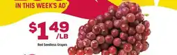 Grocery Outlet Red Seedless Grapes offer