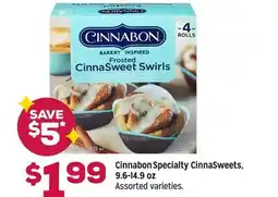 Grocery Outlet Cinnabon Specialty CinnaSweets, 9.6-14.9 oz offer