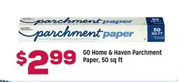Grocery Outlet GO Home & Haven Parchment Paper, 50 sq ft offer