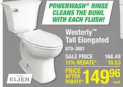 Menards Westerly Tall Elongated offer