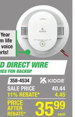 Menards 10-Year Sealed Battery offer