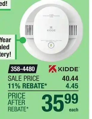 Menards SMOKE & CARBON MONOXIDE DETECTORS offer