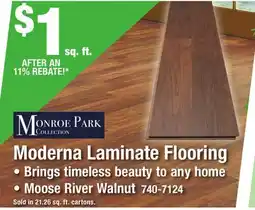 Menards Moderna Laminate Flooring offer