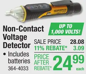 Menards Non-Contact Voltage Detector offer