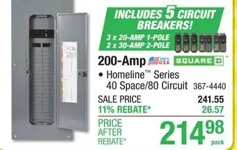 Menards 200-Amp offer