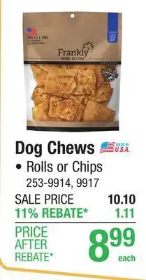 Menards Dog Chews offer