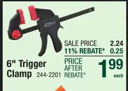 Menards 6 Trigger Clamp offer