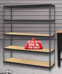 Menards 5-Tier Steel Shelving Unit offer