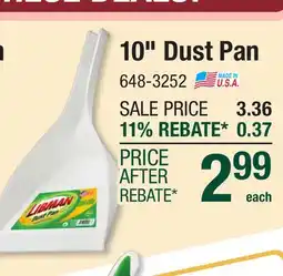 Menards 10 Dust Pan offer