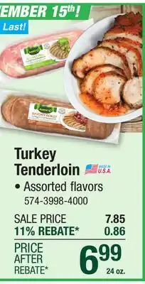 Menards Turkey Tenderloin offer