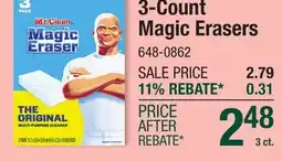 Menards 3-Count Magic Erasers offer