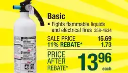 Menards Basic offer