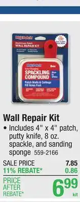 Menards Wall Repair Kit offer